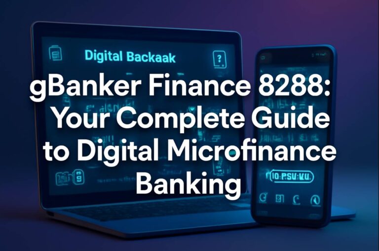 gBanker Finance 8288: Your Complete Guide to Digital Microfinance Banking