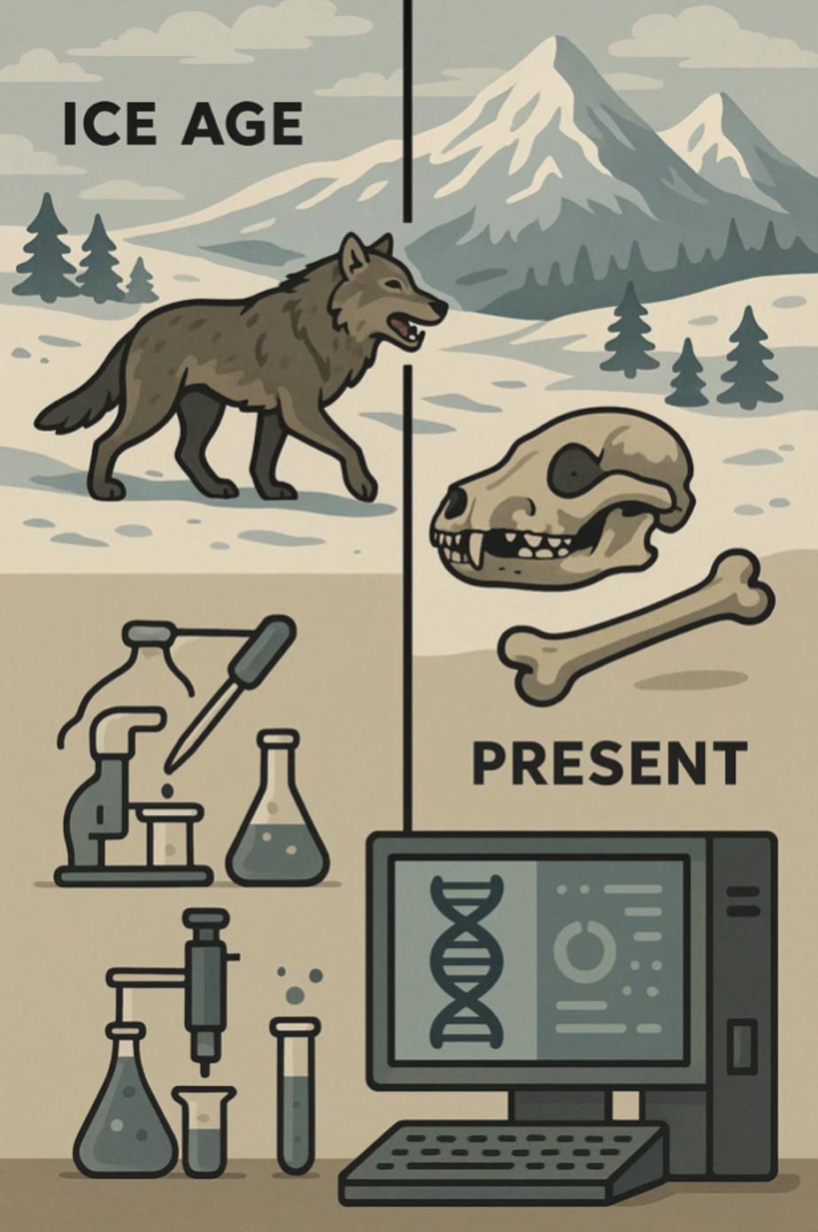 From Ice Age to Modern Day - Tracking the Dire Wolf Journey with Colossal